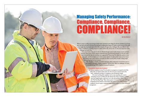 Compliance and Safety Regulations